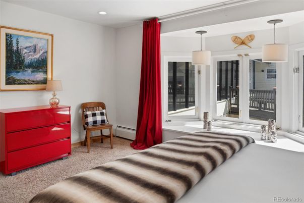 Bedroom, Interior, Pendant Lights, Recessed Lighting
