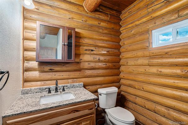 Bathroom, Interior, Wooden Walls