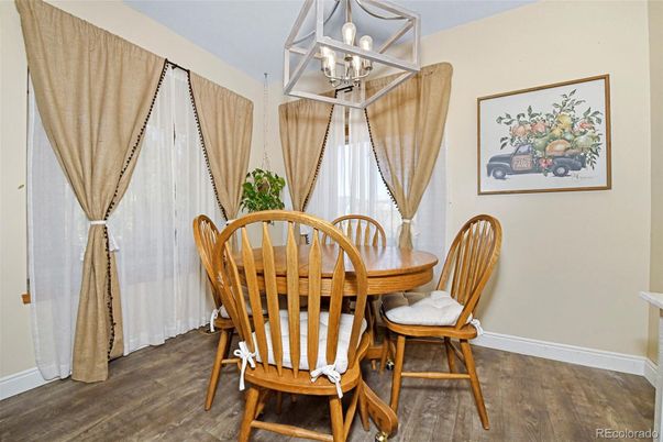 Dining room, Interior, Wood Texture Flooring