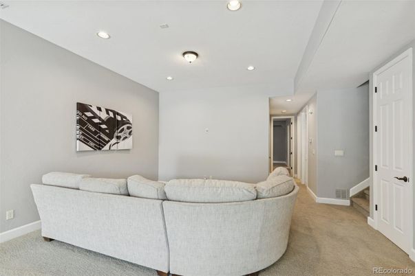 Interior, Living room, Recessed Lighting