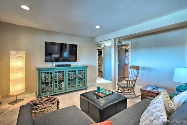 Interior, Living room, Recessed Lighting