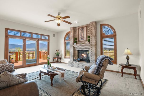 Fireplace, Interior, Living room, Stone Walls