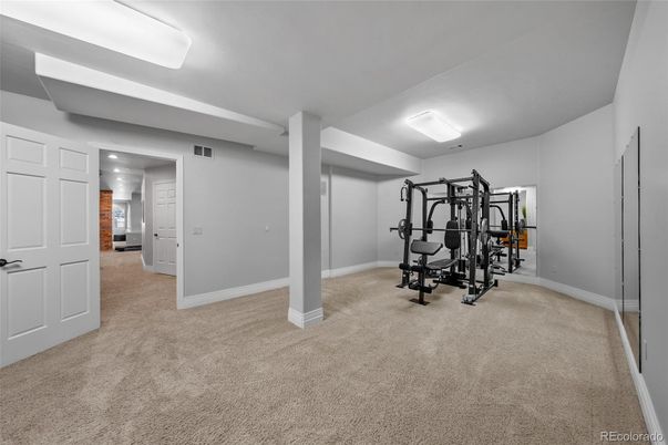 Fitness Equipment, Interior, Recessed Lighting
