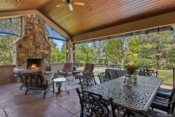 Exterior, Fireplace, Wooden Ceilings