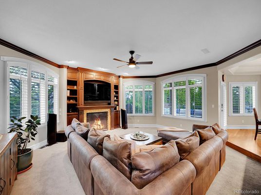 Fireplace, Interior, Living room, Recessed Lighting