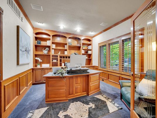 Home Office, Interior, Recessed Lighting