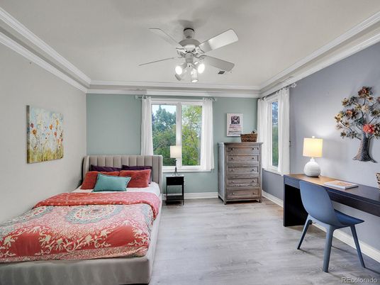 Bedroom, Home Office, Interior, Wood Texture Flooring