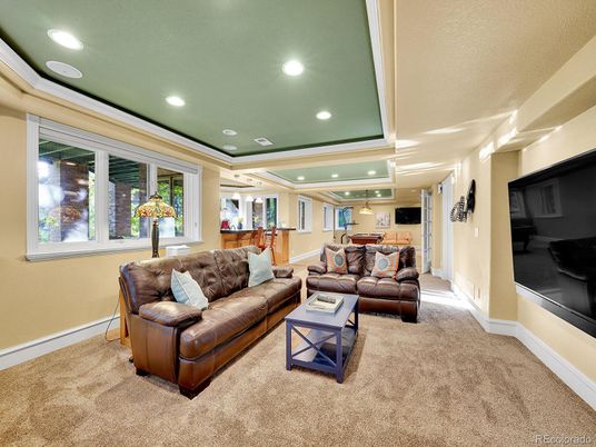 Interior, Living room, Recessed Lighting