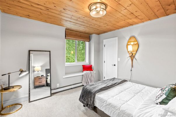 Bedroom, Interior, Wooden Ceilings
