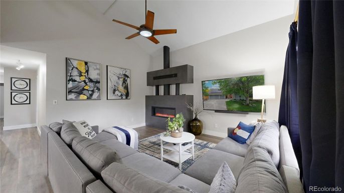 Fireplace, Interior, Living room, Wood Texture Flooring