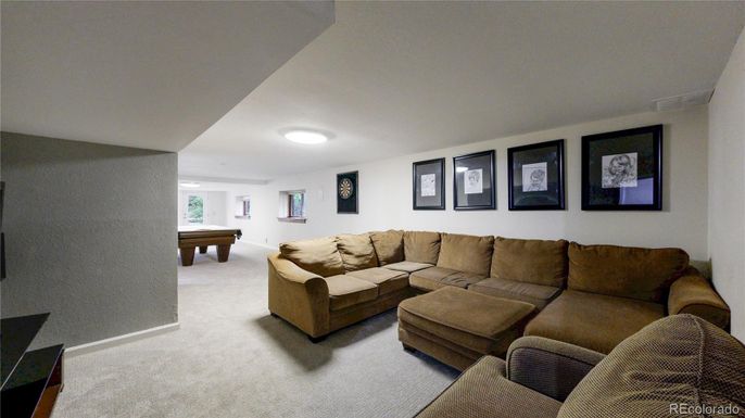 Billiard Table, Game Room, Interior, Living room
