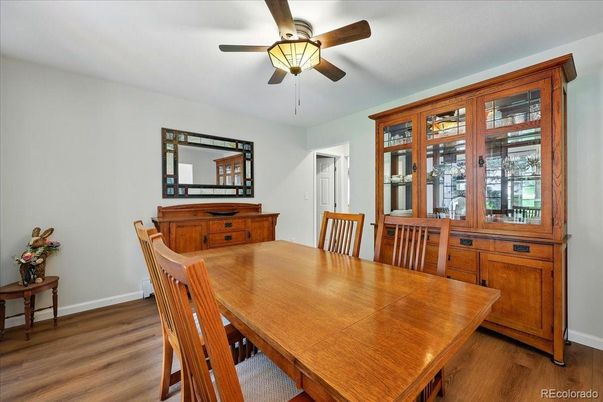 Dining room, Interior, Wood Texture Flooring