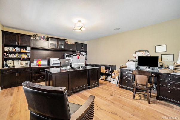 Home Office, Interior, Wood Texture Flooring