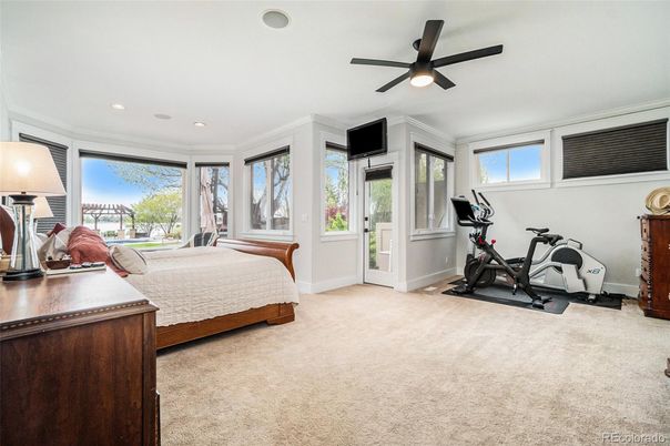 Bedroom, Fitness Equipment, Interior, Recessed Lighting