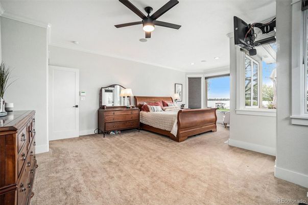 Bedroom, Interior, Recessed Lighting