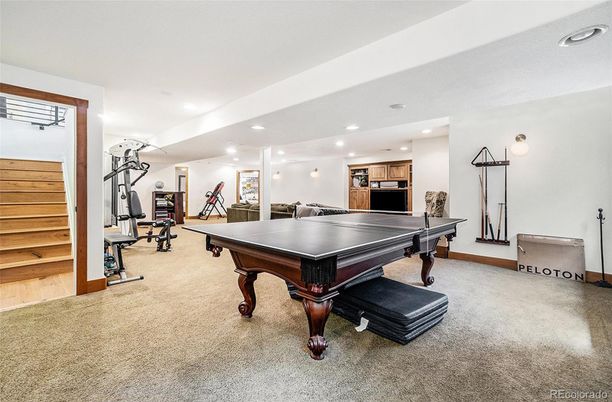 Fitness Equipment, Game Room, Interior, Recessed Lighting