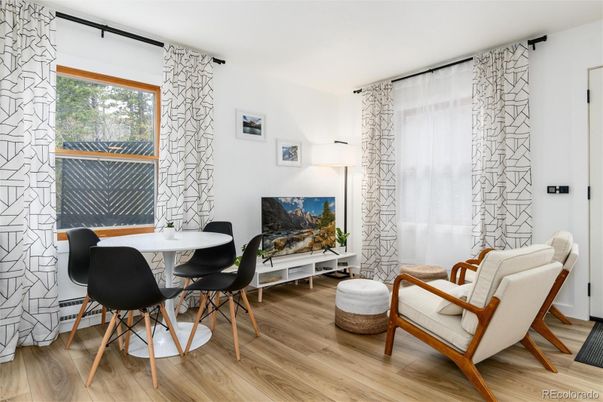 Dining room, Interior, Wood Texture Flooring