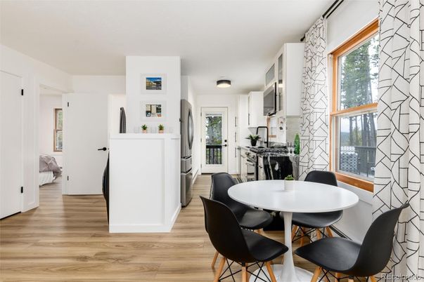 Dining room, Interior, Kitchen, Wood Texture Flooring