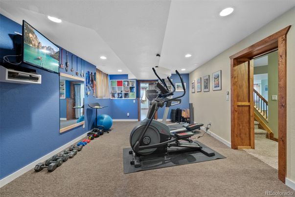 Fitness Equipment, Interior, Recessed Lighting