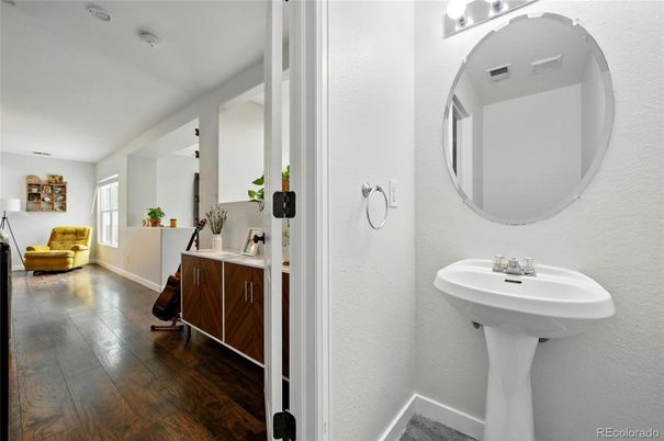 Bathroom, Interior, Wood Texture Flooring
