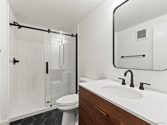 Bathroom, Glass Shower, Interior