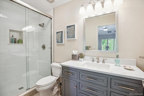 Bathroom, Glass Shower, Interior
