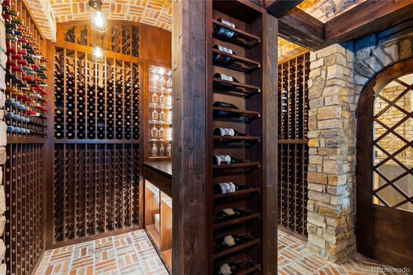 Interior, Stone Walls, Wine Storage