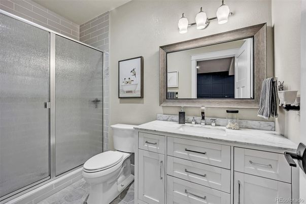 Bathroom, Glass Shower, Interior