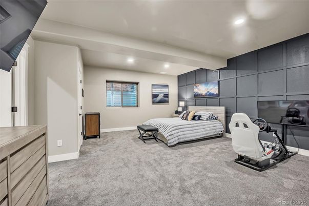 Bedroom, Fitness Equipment, Interior, Recessed Lighting