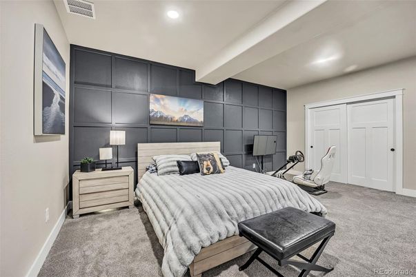 Bedroom, Fitness Equipment, Interior, Recessed Lighting