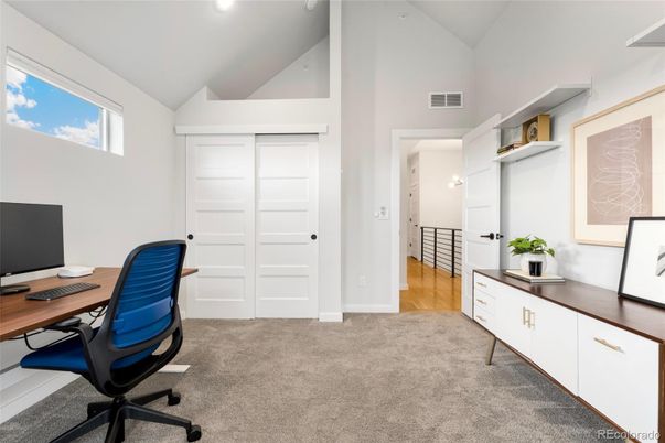 Home Office, Interior, Recessed Lighting