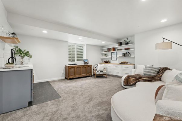 Home Office, Interior, Recessed Lighting