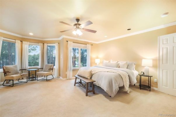 Bedroom, Interior, Recessed Lighting