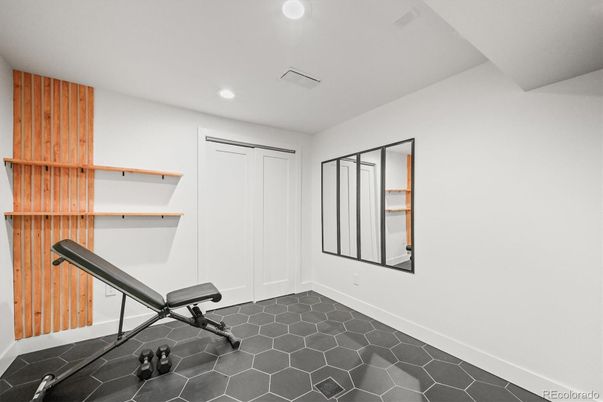 Fitness Equipment, Interior, Recessed Lighting