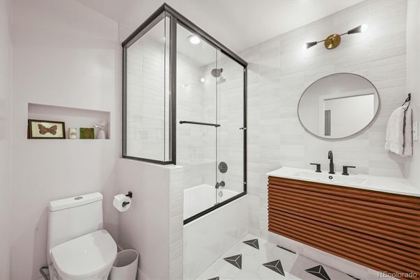 Bathroom, Glass Shower, Interior