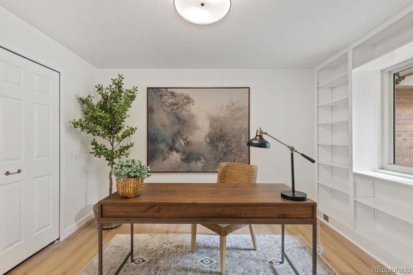 Home Office, Interior, Wood Texture Flooring