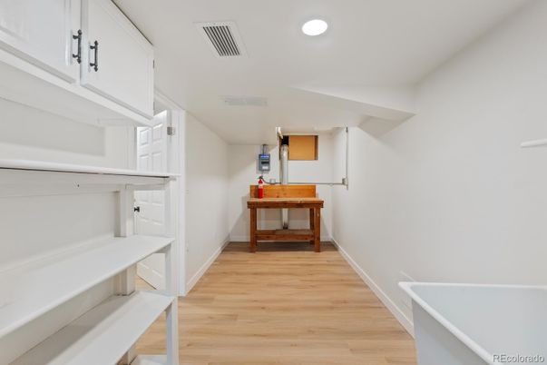 Interior, Recessed Lighting, Wood Texture Flooring