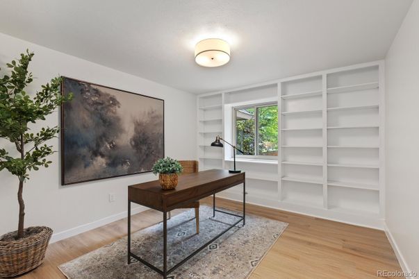 Home Office, Interior, Wood Texture Flooring