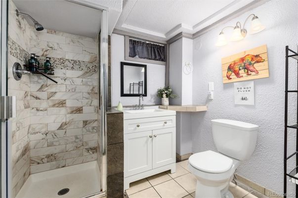 Bathroom, Glass Shower, Interior, Marble Walls