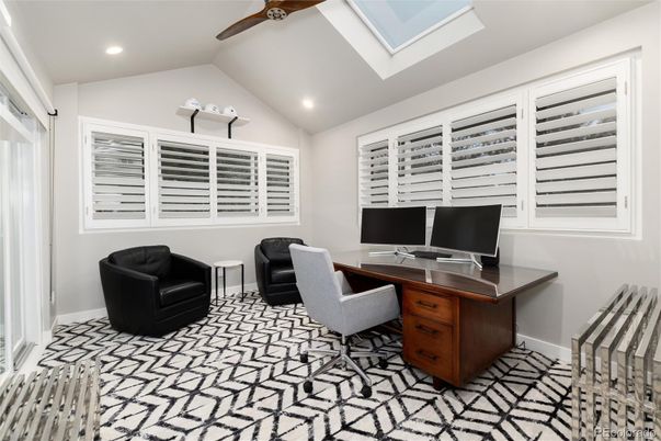 Home Office, Interior, Recessed Lighting