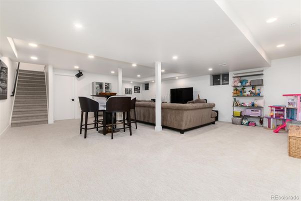 Interior, Living room, Recessed Lighting