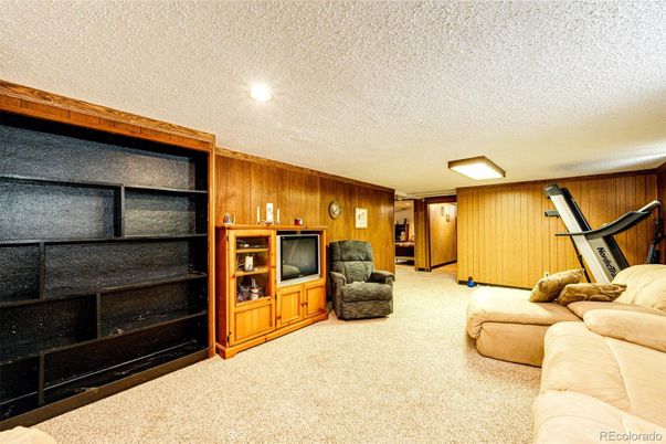 Interior, Living room, Recessed Lighting, Wooden Walls