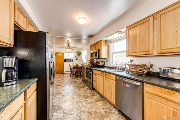 Dining room, Interior, Kitchen