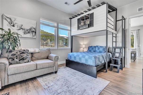 Bedroom, Interior, Wood Texture Flooring