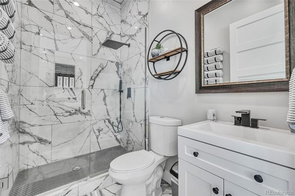 Bathroom, Interior, Marble Walls