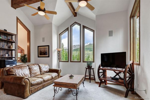 Interior, Living room, Wooden Beams