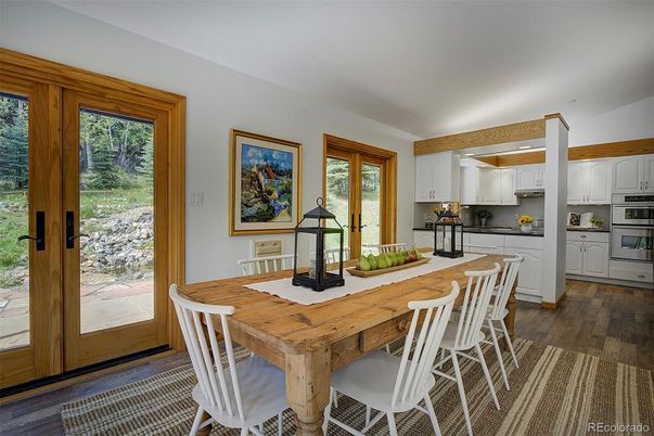 Dining room, Interior, Kitchen, Wood Texture Flooring