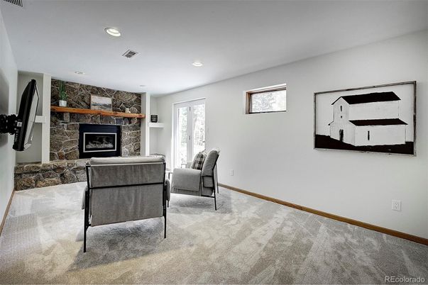Fireplace, Interior, Recessed Lighting