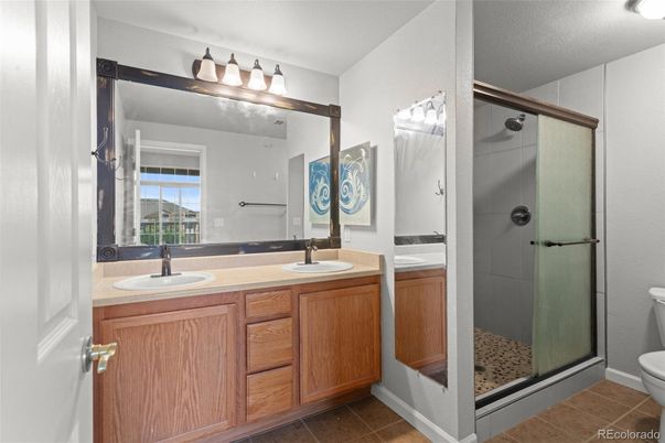 Bathroom, Dual Sink Vanities, Glass Shower, Interior