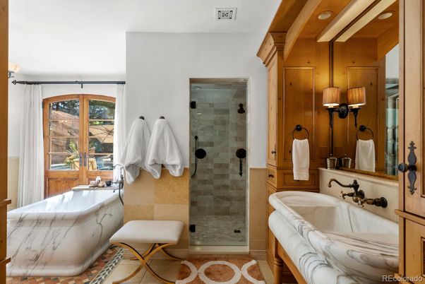 Bathroom, Glass Shower, Interior